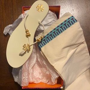 Tory Burch Leather Capri Thong Sandal.